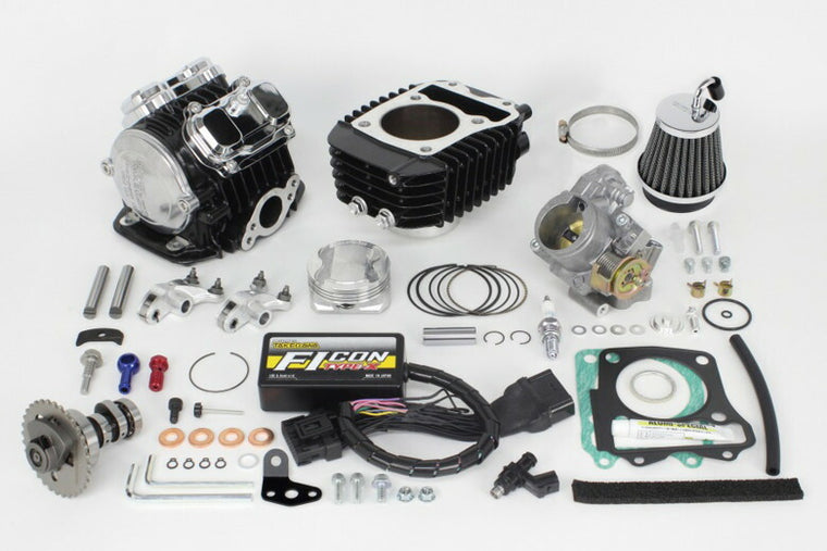 スペシャルパーツタケガワ｜SP武川 Sヘッド4V＋R（5軸ポート加工） コンボキット181ccモンキー125（JB02-1000001-） （TYPE-X／BTB付）｜01-05-0601