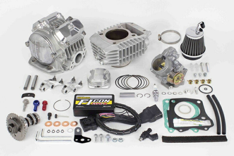 スペシャルパーツタケガワ｜SP武川 S.Head4V＋Rコンボキット181㏄ （TYPE-X／BTB付）モンキー125（JB02-1000001-）シルバー｜01-05-0608