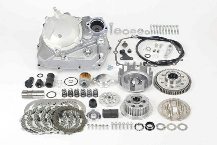 スペシャルパーツタケガワ｜SP武川 スペシャルクラッチキットTYPE-R （WET／ワイヤー式）モンキー125（ノーマルメインシャフト用／シルバー塗装）｜02-01-0275