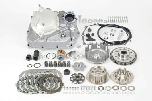 スペシャルパーツタケガワ｜SP武川 スペシャルクラッチキットTYPE-R （WET／スリッパー／ワイヤー式）モンキー125（SPLクラッチ専用クロスミッション／シルバー塗装）｜02-01-0278