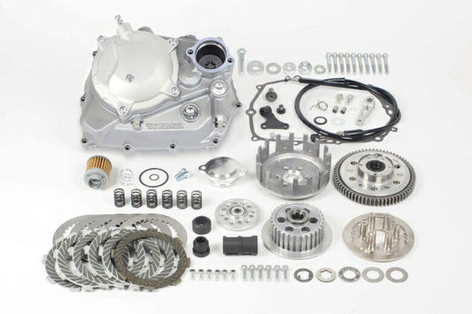 スペシャルパーツタケガワ｜SP武川 スペシャルクラッチキットTYPE-R （WET／ワイヤー式）モンキー125（SPLクラッチ専用クロスミッション用／シルバー塗装）｜02-01-0279