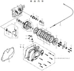 スペシャルパーツタケガワ｜SP武川 SPECIAL CLUTCHキット5DISC 6Vモンキー（遠心車用／クロスミッション用）｜02-01-5079