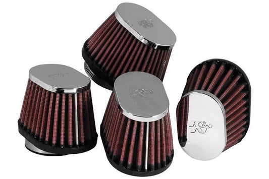 K&N ケーアンドエヌ オーバルテーパー クローム 4ケ ZEPHYR400 X ZRX400 φ51(69:102X70) オフセット13mm カタログ品番：RC-1824 メーカー品番：RC-1824