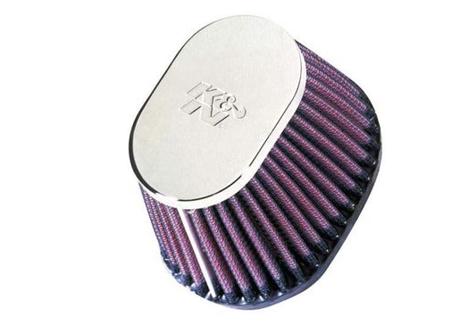 K&N ケーアンドエヌ オーバルテーパー クローム φ54(76:102X70) オフセット11mm カタログ品番：RC-0981 メーカー品番：RC-0981