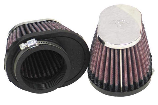 K&N ケーアンドエヌ オーバルテーパー クローム 2ケ φ54(76:102X70) オフセット11mm カタログ品番：RC-0982 メーカー品番：RC-0982