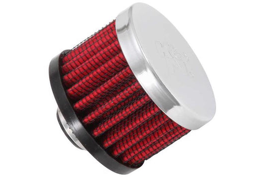 K&N ケーアンドエヌ ブリーザー クローム φ10(51X38) メス カタログ品番：62-1320 メーカー品番：62-1320