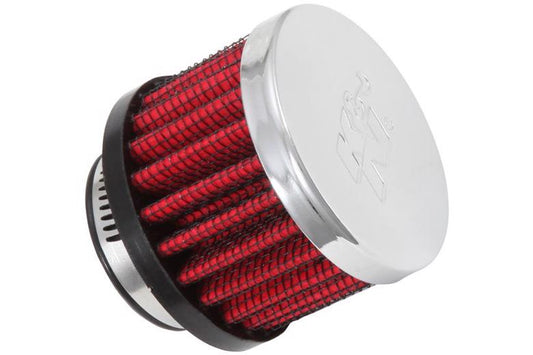 K&N ケーアンドエヌ ブリーザー クローム φ25(51X38) メス カタログ品番：62-1370 メーカー品番：62-1370