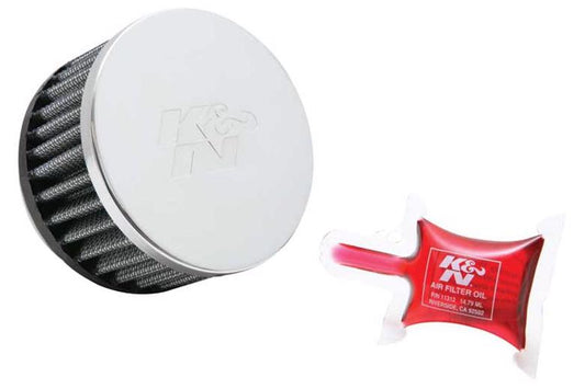 K&N ケーアンドエヌ ラウンドストレート クローム φ57(89X51) カタログ品番：RC-1900 メーカー品番：RC-1900