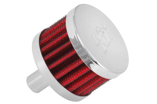 K&N ケーアンドエヌ ブリーザー クローム φ13(51X38) オス カタログ品番：62-1015 メーカー品番：62-1015