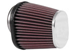 K&N ケーアンドエヌ オーバルテーパー クローム φ54(76:102X102) オフセット11mm カタログ品番：RC-2890 メーカー品番：RC-2890