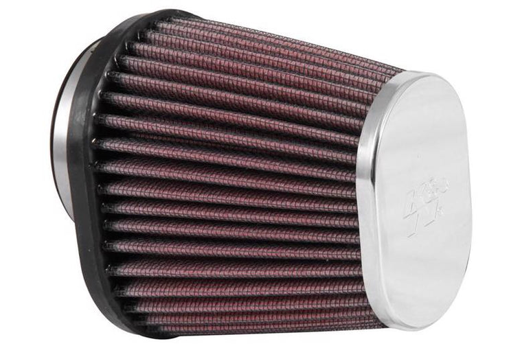 K&N ケーアンドエヌ オーバルテーパー クローム φ54(76:102X102) オフセット11mm カタログ品番：RC-2890 メーカー品番：RC-2890