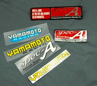 ヤマモトレーシング ヤマモト.R ステッカーセット カタログ品番：P026-1603 メーカー品番：00011-01