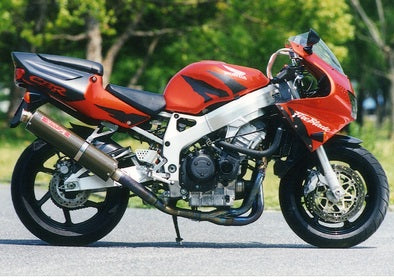 ヤマモトレーシング ヤマモト.R チタン4-2-1 カーボンサイレンサー CBR900RR 92-99 カタログ品番：P026-3856 メーカー品番：10900-21TCB