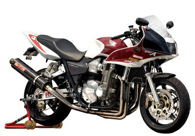 ヤマモトレーシング ヤマモト.R チタン4-1 DOWNカーボンサイレンサー CB1300SF 03- カタログ品番：P026-3798 メーカー品番：11304-11TCB