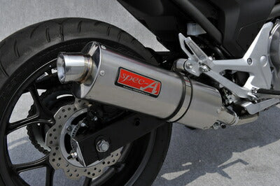 ヤマモトレーシング ヤマモト.R スリップオン オーバル チタンサイレンサー NC750X S インテグラ 14-15 カタログ品番：P065-6336 メーカー品番：10754-01NOB