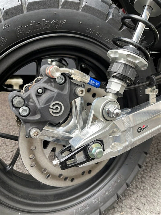 ジークラフト G-クラフト ブレーキホース リアカニキャリパー上用 モンキー125(JB02 JB03) 31515 4522285315151 取寄品