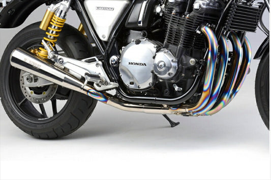 マフラー  モリワキエンジニアリング モリワキ Ti-フルEX MEGAPHONE 2本出し CB1100 19-、CB1100EX RS 17- 01810-H21P2-00 4527350146333 取寄品