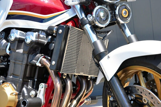 冷却系  モリワキエンジニアリング モリワキ ラジエターコアガード SLVER CB1300SF CB1300SB CB1300ST 01911-201T6-00 4527350158268 取寄品
