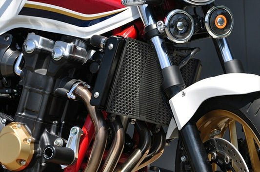 冷却系  モリワキエンジニアリング モリワキ ラジエターコアガード BLKCK CB1300SF CB1300SB CB1300ST 01911-201T6-B0 4527350158275 取寄品