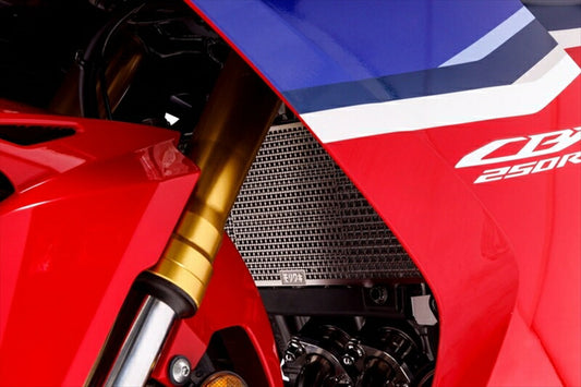 バイク用品 冷却系　モリワキエンジニアリング ラジエターコアガード SLV CB250RR 17-/20-　01911-201T8-00 4527350159173　取寄品