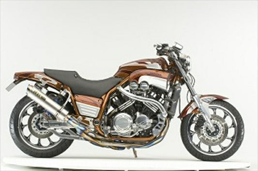 マフラー  オーヴァーレーシング OVER GPパフォーマンス フルチタン TWINテール V-MAX1200 20-34-TTW 4539770087295 取寄品