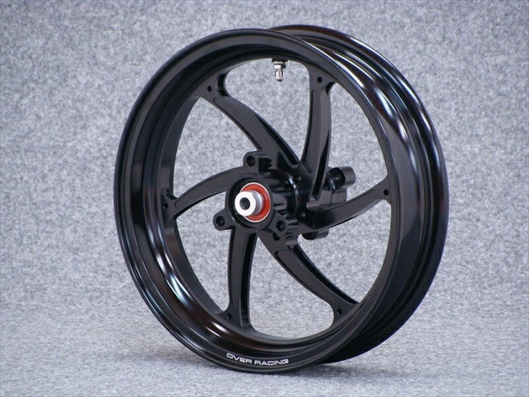 オーヴァーレーシング｜Rホイール GP-SIXブラック 3.50-12｜82-15-25B