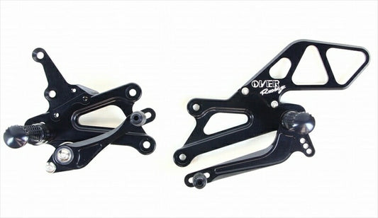 ステップ  オーヴァーレーシング OVER バックステップ BLK YZF-R25 MT-25 51-35-01B 4539770112430 取寄品