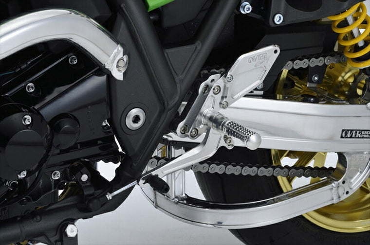 ステップ  オーヴァーレーシング OVER バックステップ SIL ZRX1200 ZRX1200 DAEG 51-811-01 4539770112911 取寄品