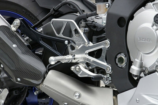 ステップ  オーヴァーレーシング OVER バックステップ 4POS SLV YZF-R1 15 51-424-01 4539770113437 取寄品
