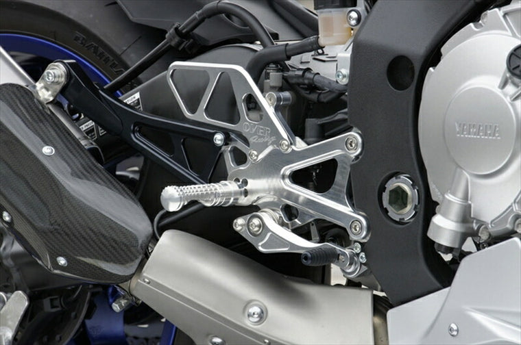 ステップ  オーヴァーレーシング OVER バックステップ 4POS SLV YZF-R1 15 51-424-01 4539770113437 取寄品