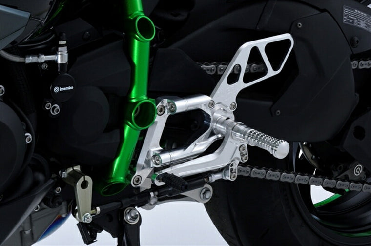 ステップ  オーヴァーレーシング OVER バックステップ 4P BLK NinjaH2(15) 51-87-01B 4539770113710 取寄品