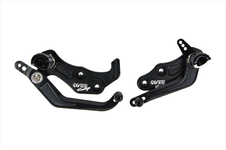 ステップ  オーヴァーレーシング OVER バックステップ 4P Type-2 BLK SR400(FI) 51-401-05B 4539770114335 取寄品