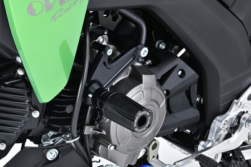 外装  オーヴァーレーシング OVER エンジンスライダー BLK Z125-PRO 59-65-01B 4539770114731 取寄品