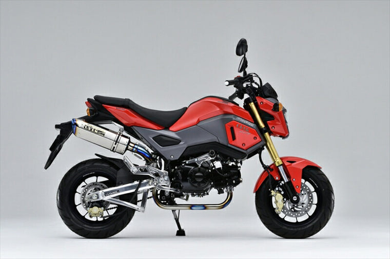 マフラー  オーヴァーレーシング OVER TT-Formula RS フルチタンUPタイプ GROM 16- 16-221-07 4539770114809 取寄品