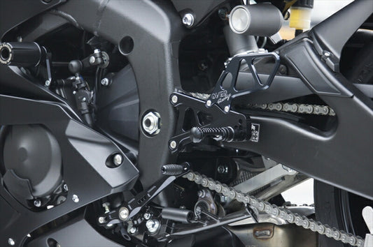 ステップ  オーヴァーレーシング OVER バックステップ 6P BLK YZF-R6 17- 51-433-01B 4539770116513 取寄品
