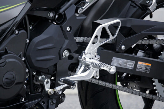 ステップ  オーヴァーレーシング OVER バックステップ 4P SIL Ninja250 18 51-693-01 4539770117169 取寄品