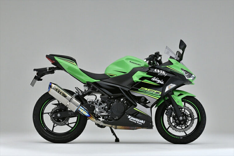マフラー  オーヴァーレーシング OVER TT-Formula RS フルチタン S O Ninja250 18 17-693-04 4539770117251 取寄品