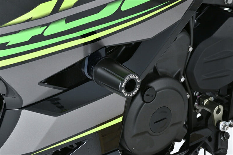 外装  オーヴァーレーシング OVER レーシングスライダー BLK Ninja400 18- 59-722-01B 4539770117282 取寄品