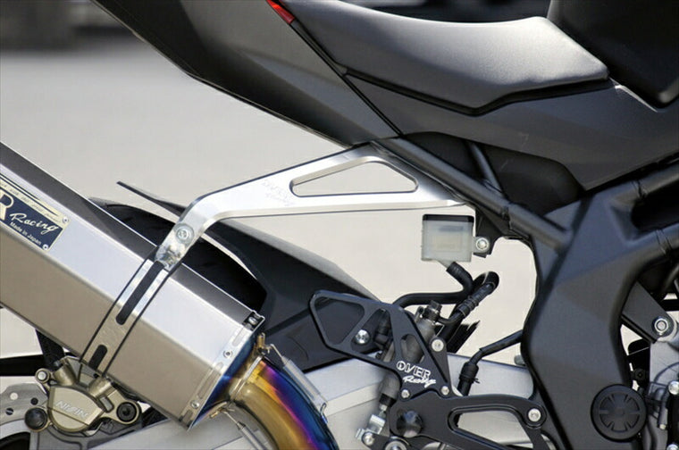 マフラー  オーヴァーレーシング OVER アルミビレットマフラーステー BLK CBR250RR 36-02-01B 4539770117343 取寄品