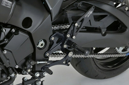 ステップ  オーヴァーレーシング OVER バックステップ 4ポジション ブラック GSX-S1000F 51-56-01B 4539770117435 取寄品