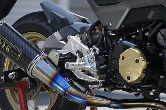 ステップ  オーヴァーレーシング OVER バックステップ 4POS シルバー GROM 16-17 51-221-21 4539770117473 取寄品