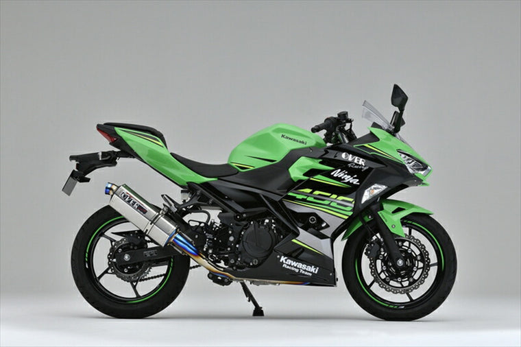マフラー  オーヴァーレーシング OVER TT-Formula フルチタン 2-1 Ninja400 18 25-722-01 4539770117572 取寄品