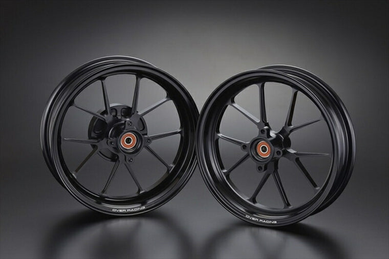 オーヴァーレーシング OVER GP-TENホイール F2.70 R3.50-12 MONKEY125 ブラック 82-012-10B 4539770118142 取寄品