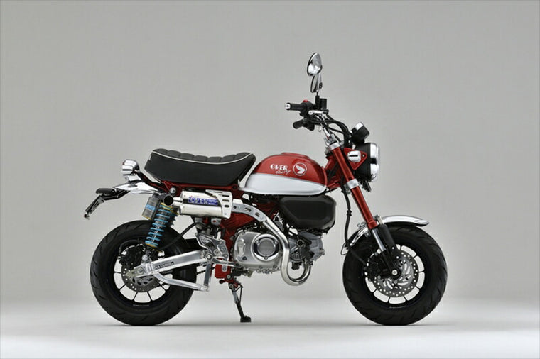 マフラー  オーヴァーレーシング OVER ステンオーバル アップマフラー MONKEY125 16-012-01 4539770118326 取寄品
