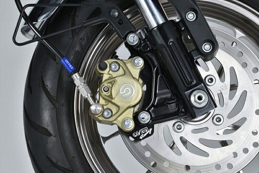 オーヴァーレーシング OVER Fキャリパーサポート BLK ブレンボ2P 84mm MONKEY125 83-012-12B 4539770118616 取寄品