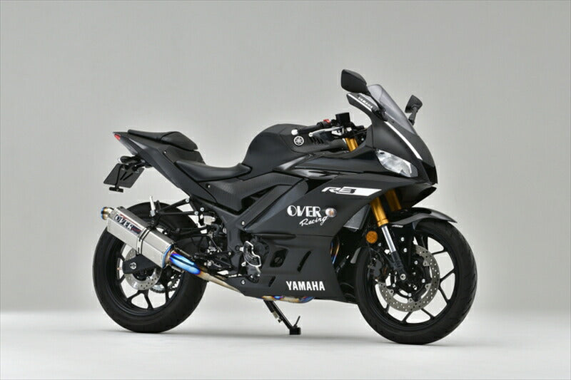 マフラー  オーヴァーレーシング OVER TT-Formula チタン 2-1 YZF-R3 19- 25-36-01 4539770119125 取寄品