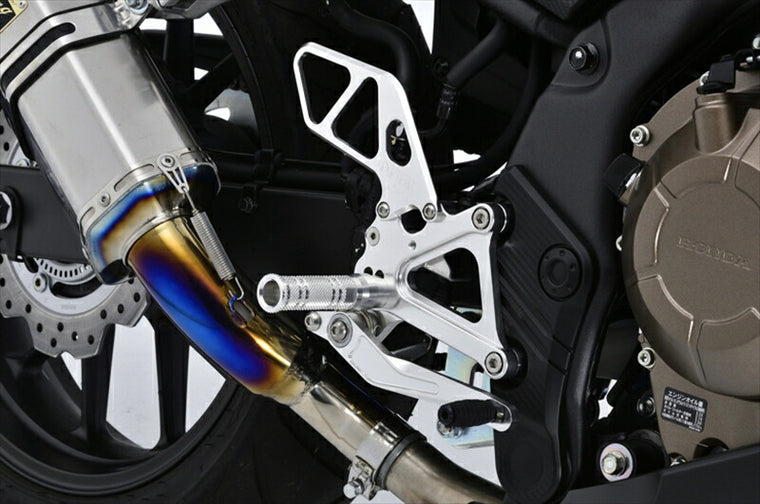 ステップ  オーヴァーレーシング OVER バックステップ 4ポジション シルバー CBR400R 16- 51-102-01 4539770119521 取寄品