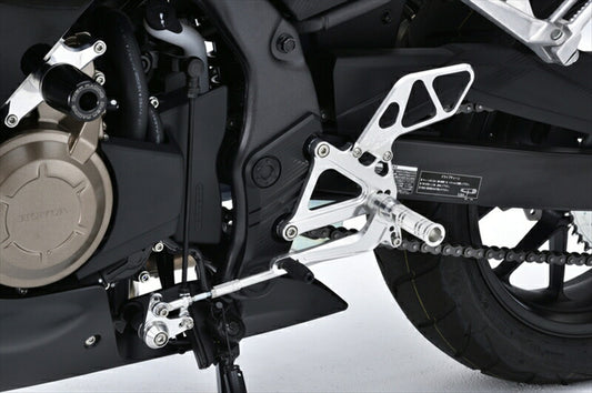 ステップ  オーヴァーレーシング OVER バックステップ 4ポジション ブラック CBR400R 16- 51-102-01B 4539770119538 取寄品