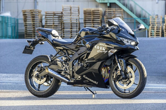 マフラー  オーヴァーレーシング OVER フルチタン メガホン 4-2-1 ZX-25R SE 20- 25-86-02 4539770120770 取寄品