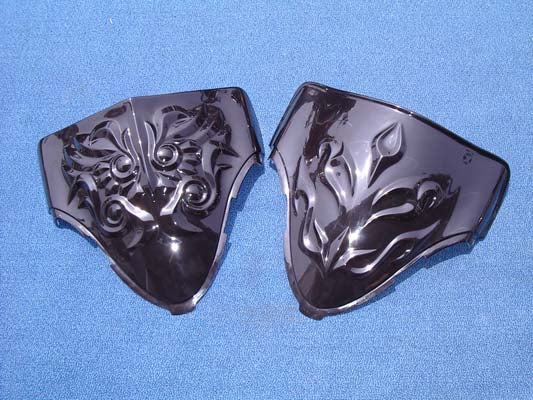 PLEASURE プレジャー アーマードレリーフ BLKゲル TYPE1 GSX1300Rハヤブサ カタログ品番：P010-6611 メーカー品番：PS30101